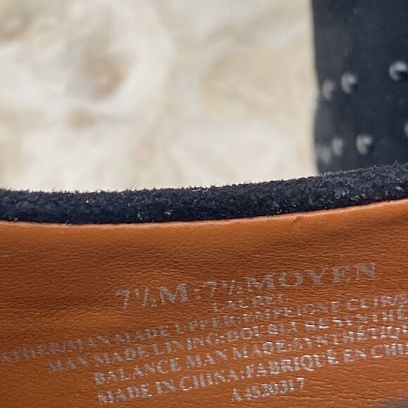 H by Halston Laurel Women's Black Suede Beaded Shoes - Picture 12 of 12